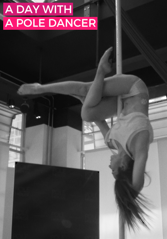 a day with a pole dancer