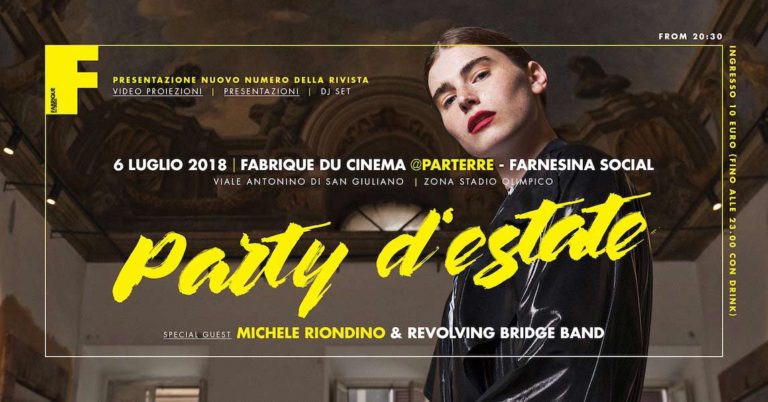 Fabrique Du Cinéma: il party d’estate è in arrivo!