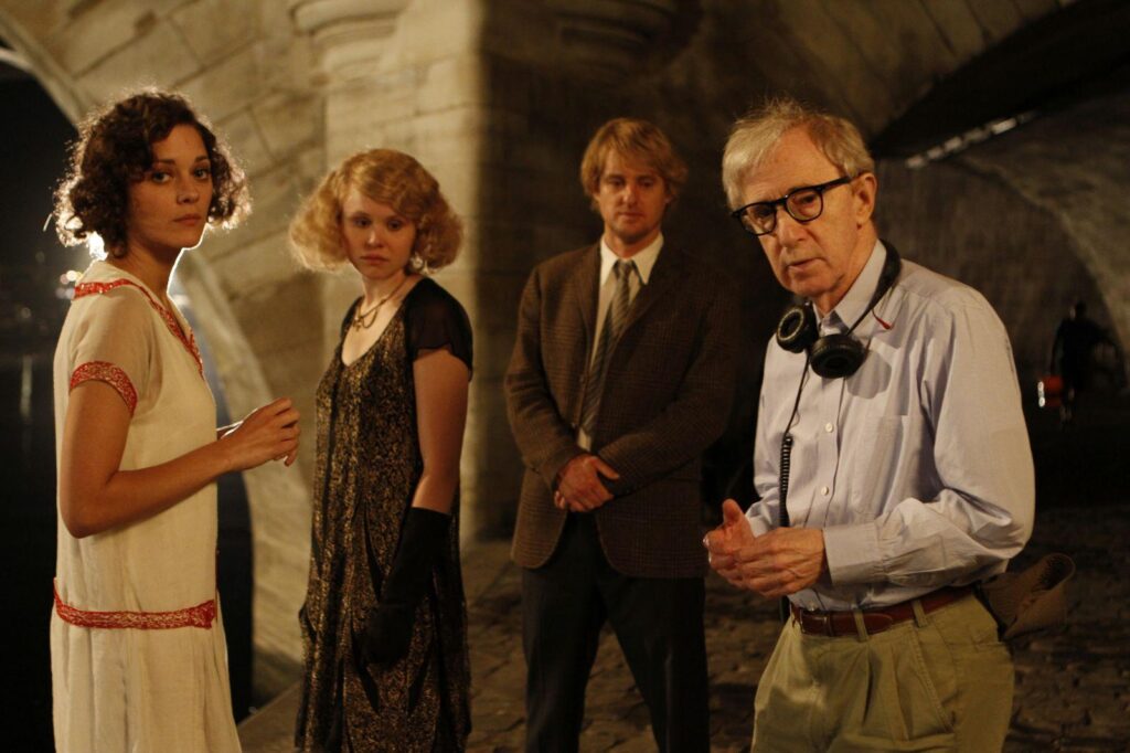 diritto d'autore backstage Midnight in Paris